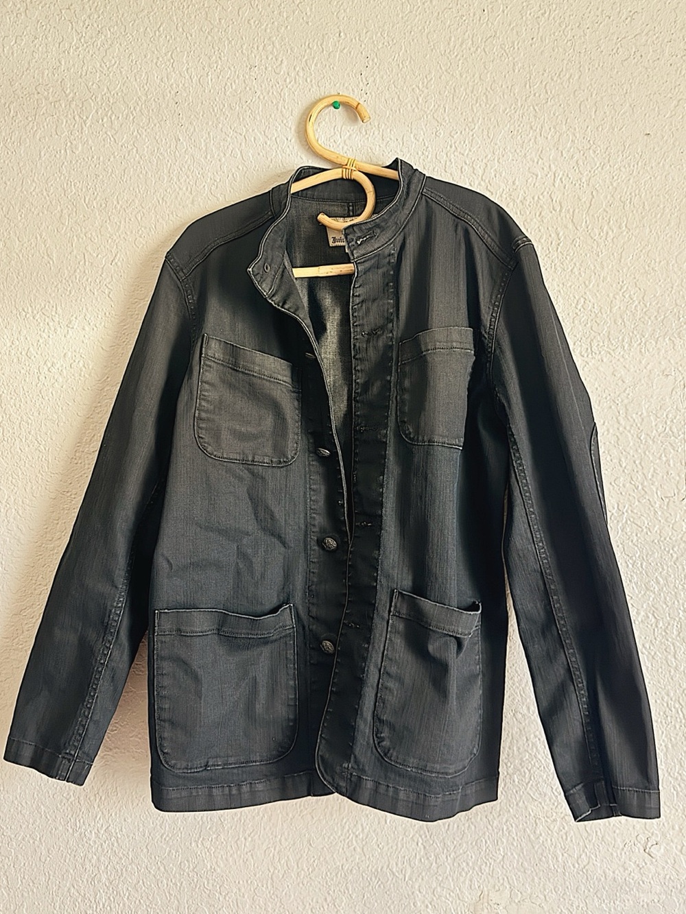 Y2K Juicy Couture Men’s Line Black Chore Coat